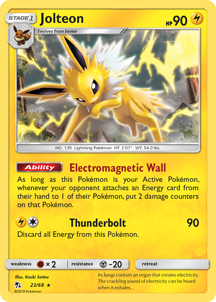 Hidden Fates Jolteon #23/68
